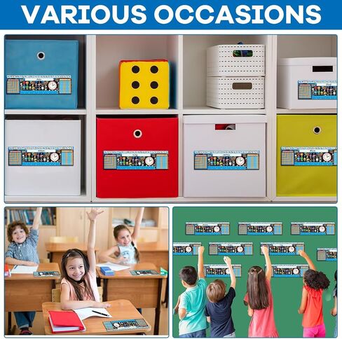 40Pcs Super Themed Hero Name Tags Desktop Reference Name Plates for School Classroom Decor Student Desks Name Tags Cutouts with Ruler Shapes Numbers Alphabet Kindergarten Preschool Supplies in Saudi Arabia