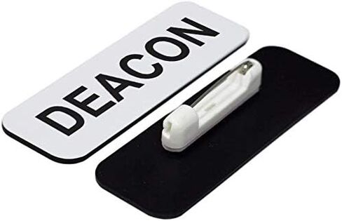 بطاقة اسم Deacon 1 × 3 بوصة، بيضاء (3 عبوات) in Saudi Arabia