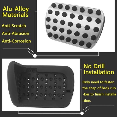 Anti-Slip Gas Brake Pedal Cover Compatible for Benz C E S GLK GLS GLE Class W205//W206/S206 X253 C257 C167 N293 Accessories Accelerator Foot Pedal Pad Cover Cap in Kuwait