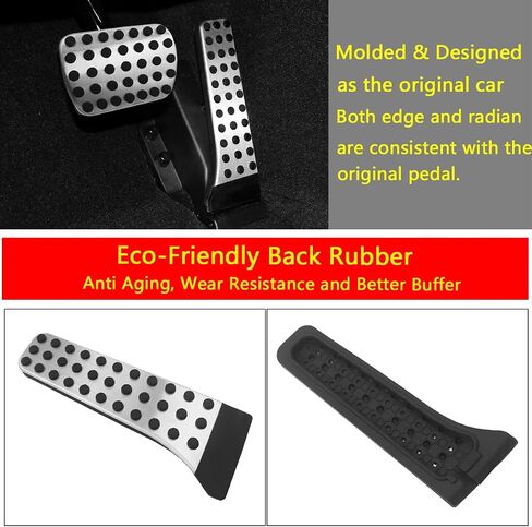 Anti-Slip Gas Brake Pedal Cover Compatible for Benz C E S GLK GLS GLE Class W205//W206/S206 X253 C257 C167 N293 Accessories Accelerator Foot Pedal Pad Cover Cap in Kuwait