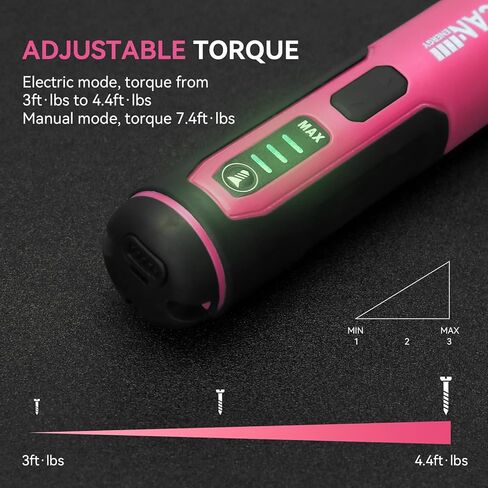 مفك براغي كهربائي 4 فولت من فكانانيرجي، بطارية 2000mAh قابلة لاعادة الشحن بمنفذ USB، مفك براغي لاسلكي مع ضوء LED، عزم دوران قابل للتعديل، 38 في 1، مناسب للمشاريع الصغيرة in Kuwait