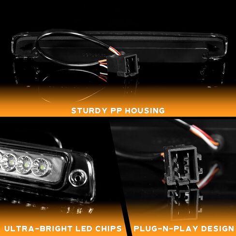 LED 3rd Brake Light Replacement for 1994-2001 Dodge Ram 1500 2500 3500, 2002 Ram 2500 3500 Old Body Style, High Mount Stop Brake Cargo Light Rear Cargo Lamp in Saudi Arabia