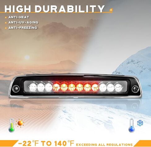 LED 3rd Brake Light Replacement for 1994-2001 Dodge Ram 1500 2500 3500, 2002 Ram 2500 3500 Old Body Style, High Mount Stop Brake Cargo Light Rear Cargo Lamp in Saudi Arabia
