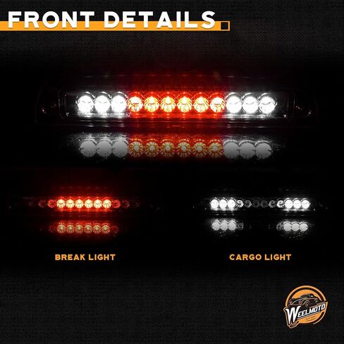 LED 3rd Brake Light Replacement for 1994-2001 Dodge Ram 1500 2500 3500, 2002 Ram 2500 3500 Old Body Style, High Mount Stop Brake Cargo Light Rear Cargo Lamp in Saudi Arabia