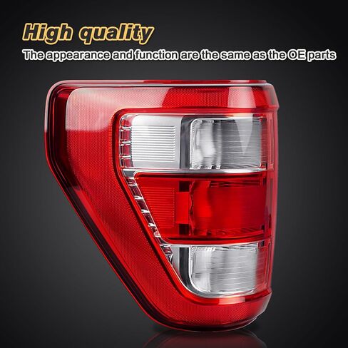 Tail Light Compatible With 2021 2022 2023 Ford F150 Included Bulb and Harness (Halogen W/O Blind Spot, Left Driver Side) in Saudi Arabia