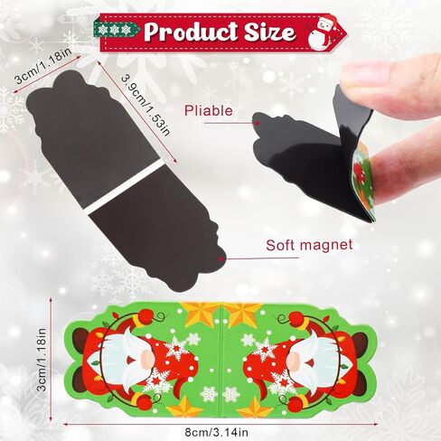 DIYASY 24 Pcs Valentine Magnetic Bookmarks for Kids with Cards, Valentine Day Bookmarks Valentine's Day Exchange Gifts School Classroom Party Favors in Saudi Arabia