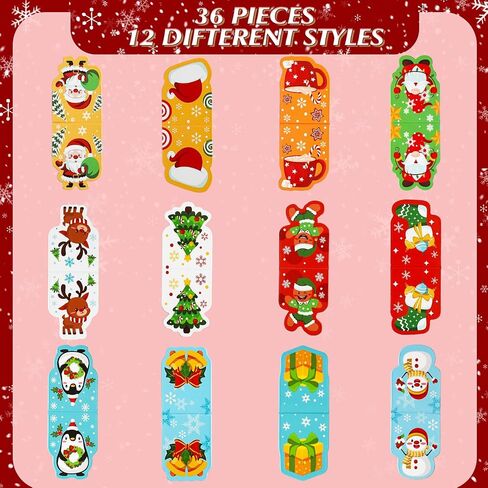 DIYASY 24 Pcs Valentine Magnetic Bookmarks for Kids with Cards, Valentine Day Bookmarks Valentine's Day Exchange Gifts School Classroom Party Favors in Saudi Arabia