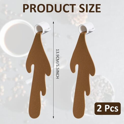2pcs Spilled Coffee Bookmark, Personalized Bookmark Unique Cute Bookmarks Book Lovers Gifts for Reading Women Men Kids, Funny Bookmarks and Book Accessories in Saudi Arabia