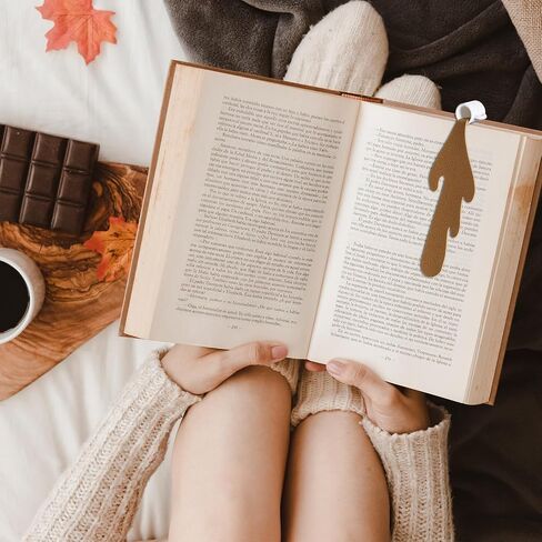 2pcs Spilled Coffee Bookmark, Personalized Bookmark Unique Cute Bookmarks Book Lovers Gifts for Reading Women Men Kids, Funny Bookmarks and Book Accessories in Saudi Arabia