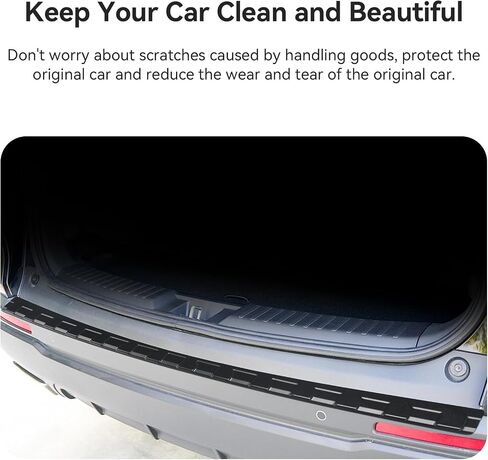 Exterior Rear Bumper Protector Compatible with Honda CRV 2023 2024 2025 Accessories ABS Material Rear Bumper Guard Trunk Sill Protector (Black) in Saudi Arabia