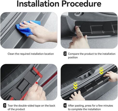 Exterior Rear Bumper Protector Compatible with Honda CRV 2023 2024 2025 Accessories ABS Material Rear Bumper Guard Trunk Sill Protector (Black) in Saudi Arabia