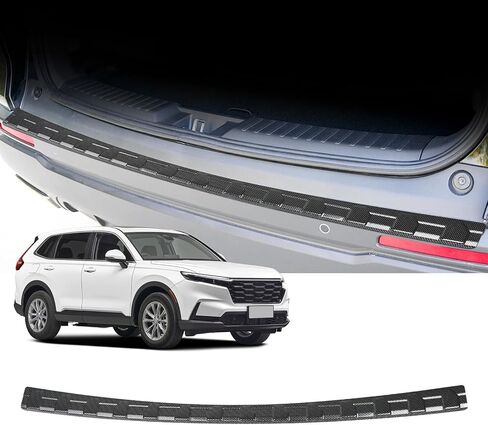 واقي المصد الخلفي الخارجي متوافق مع ملحقات Honda CRV 2023 2024 2025 من مادة ABS واقي المصد الخلفي وواقي عتبة صندوق السيارة (أسود) in Kuwait