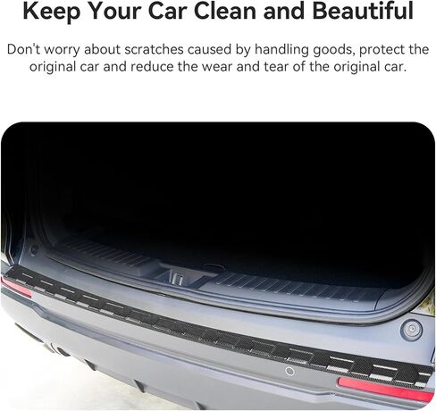 واقي المصد الخلفي الخارجي متوافق مع ملحقات Honda CRV 2023 2024 2025 من مادة ABS واقي المصد الخلفي وواقي عتبة صندوق السيارة (أسود) in Kuwait