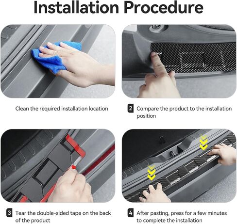 واقي المصد الخلفي الخارجي متوافق مع ملحقات Honda CRV 2023 2024 2025 من مادة ABS واقي المصد الخلفي وواقي عتبة صندوق السيارة (أسود) in Kuwait