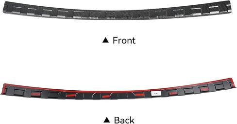 واقي المصد الخلفي الخارجي متوافق مع ملحقات Honda CRV 2023 2024 2025 من مادة ABS واقي المصد الخلفي وواقي عتبة صندوق السيارة (أسود) in Kuwait