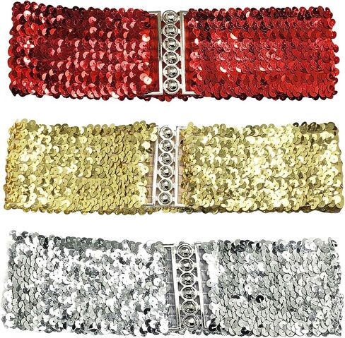 CRIZAN Womens Sequins Dance Dress Belly Chain Body Chain Jewelry in Saudi Arabia