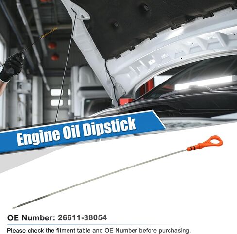 uxcell Engine Oil Level Indicator Dipstick for Kia Optima 2001-2005 for Hyundai Sonata 2000-2005 for Hyundai Santa Fe 2001-2006 No.26611-38054 in Saudi Arabia