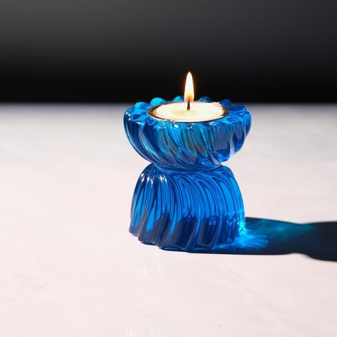 Twizzle Twist Tealight Holder, Decorative Tealight Candle Holder for Table Display, Romantic Decoration, Unique Home Décor Aesthetic, Housewarming Gift, Spiral Sculpture Diwali Tea Light Stand in Kuwait