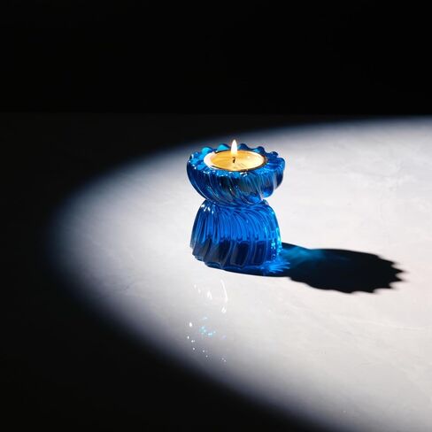 Twizzle Twist Tealight Holder, Decorative Tealight Candle Holder for Table Display, Romantic Decoration, Unique Home Décor Aesthetic, Housewarming Gift, Spiral Sculpture Diwali Tea Light Stand in Kuwait