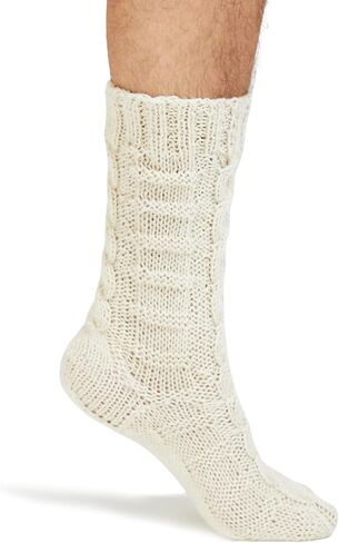 Lucky 100% Baby Alpaca Socks for Men & Women, Unisex Handmade Cozy Winter Warm Gear, Breathable Soft Comfy Foot Clothing in Saudi Arabia