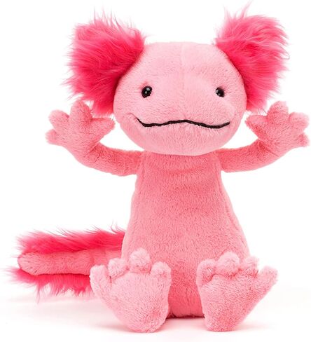 جيليكات أندي أكسولوتل حيوان محشو، متوسط ​​30.48 سم | لعبة قطيفة برمائية | هدية كلاسيكية للأطفال in Kuwait