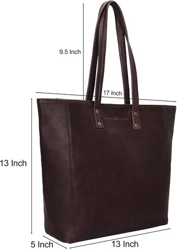 ANTONIO VALERIA Gift For Mothers Day Alexis Leather Tote/Top Handle Shoulder Bag for Women in Saudi Arabia