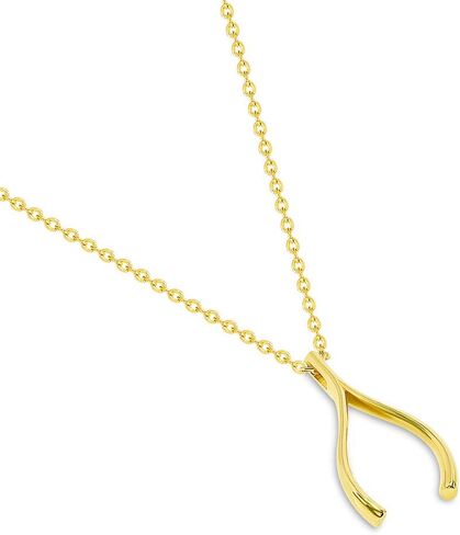 قلادة صلبة من الذهب الأصفر عيار 14 قيراط لحماية عظم الترقوة مع مشبك مخلب جراد البحر (سلسلة قابلة للتعديل من 16 بوصة إلى 18 بوصة) in Kuwait