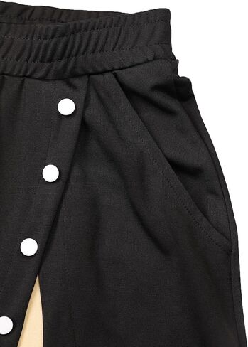 تنورة طويلة للسيدات من Avanova بفتحات جانبية وأزرار لأعلى وجيب عالية الخصر in Kuwait