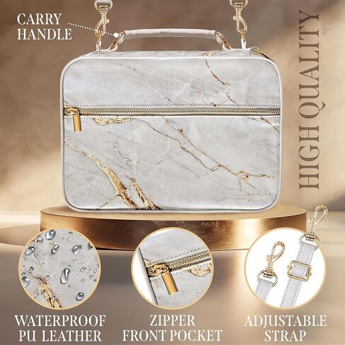 Bible Cover Removable Shoulder Strap, Multiple Pen slots Bible Case, Bible Cover PU Leather, Bible Case + Pen Markers Carry on Bible Case Cover, Bible Case Storage Back Pocket with Zipper in Saudi Arabia