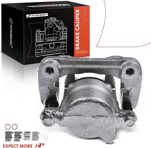 A-Premium Disc Brake Caliper Assembly with Bracket Compatible with Select Suzuki Models - Grand Vitara 1999-2005, Sidekick 1996-1998, XL-7 2002-2004 - Front Left Driver Side in Saudi Arabia