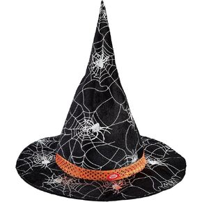 Mud Pie Dancing Witch Hats, Spider Web, Fits ages 3-10