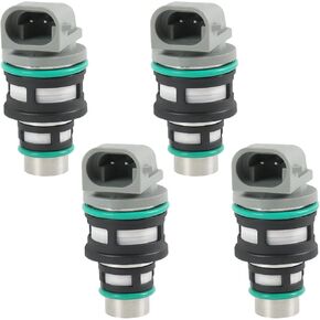 Set of 4 Fuel Injectors FJ100 Compatible with 1993-1996 Buick Century 1994-1997 Chevy S10 1994-1997 GMC Sonoma 1995-1997 Pontiac Sunfire L4 2.2L Replaces 17113197 17113124