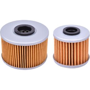 2 Packs HF114 HF117 Oil Filters Kit Fit for Honda for Pioneer 1000 2016 2017 2018 2019 2020 2021 2022 for Talon 1000 2019 2020 2021 2022 15412-MGS-D21 15412-HP7-A01