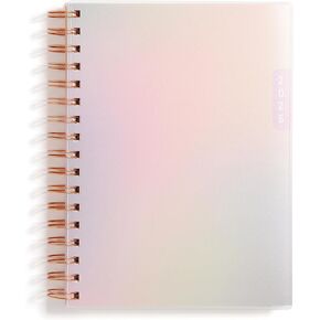 WAAV 2025 Weekly and Monthly Planner Calendar, January 2025 - December 2025, 5.875" x 8.625", Ombre Flexible Cover, Laminated Tabs, Wirebound, Storage Pocket, Gloria (Gloria- 2025, 5.875" x 8.625")