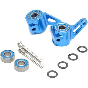 RC Alloy Steering Blocks, Replaces Part 3736,for Traxxas 1/10 2WD Slash, Stampede, Rustler, Bandit,Nitro Slash-Replaces Part 3736 (red)