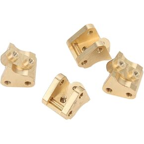 Brass Axle Links Mount, Durable Brass Link Rod Mount Rust Protection Reliable Resistance for 90046 90047 for 1/10 RC Car for Axial Scx10 II