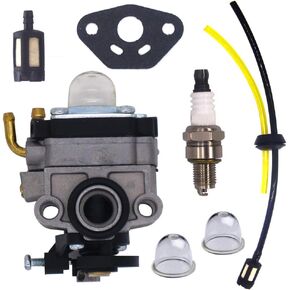 Compatible with Carburetor with Fuel Line Kit for Honda 4 Cycle Engine GX31 GX22 FG100 16100-ZM5-803 GCA91 Carb