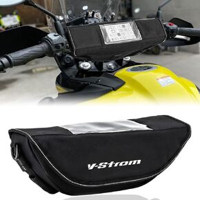 Motorcycle Accessories Waterproof Bag Storage Handlebar bag Travel Tool bag For Suzuki V-Strom 1000 V-Strom 650 V strom Vstrom