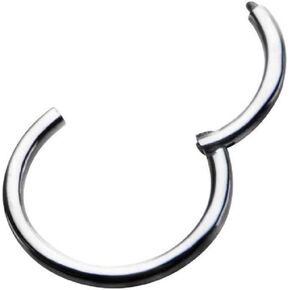 Pierced Owl - 18G Stainless Steel Septum Nose Lip Cartilage Helix Hinged Segment Clicker Ring