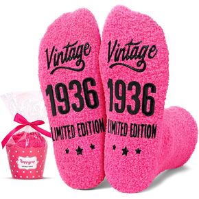 HAPPYPOP 88th Birthday Gifts Ideas Socks - 1936 Birthday Gifts for Women, Gifts for Women in Their 88s, Best Gifts for 88 Year Old Woman