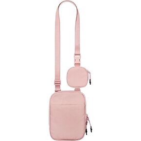 Niumike حقيبة كروس صغيرة حقيبة بحزام قابل للتعديل مع الحقيبة القابلة للإزالة محفظة الهاتف الخليوي النايلون للنساء السفر تجريب المشي لمسافات طويلة in Kuwait