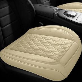 SanQing Car Rear Seat Covers PU Leather Bottom Seat Cover for Car Back Seat Automotive Bench Seat Protectors Cushion Waterproof Universal Fit 95% Vehicles (Hgrey)