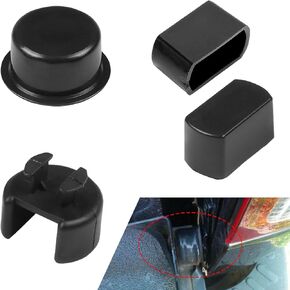 4 PCS Car Tailgate Hinge Pivot Bushing Kit, Three Specifications of ABS Left Right Compartment Door Side Bushings, Plug-in Quick Response Accessories, for Dodge Ram Ford F Series (Black)