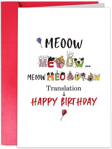 TQDaiker Funny Birthday Card for Children, Happy Birthday Card for Daughter Son, Lovely Birthday Card for Him Her in Saudi Arabia