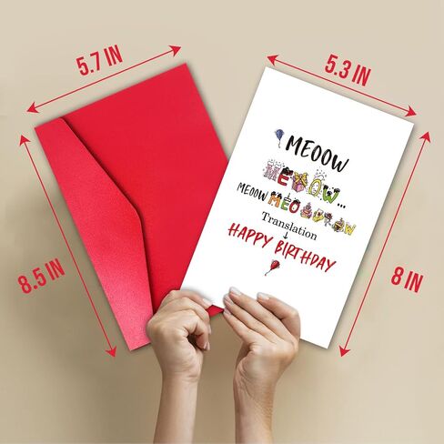 TQDaiker Funny Birthday Card for Children, Happy Birthday Card for Daughter Son, Lovely Birthday Card for Him Her in Saudi Arabia