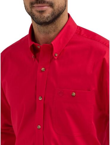 Wrangler Men's George Strait Western Long-Sleeve Relaxed-fit Button-Down Shirt in Saudi Arabia