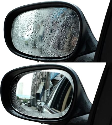 Anti Fog Film Car Rear View Mirror Waterproof Film Protective Film Anti Glare Rain-Proof Anti Water Mist, HD Nano Film Anti-Glare,Anti-Scratch,Rainproof in Saudi Arabia