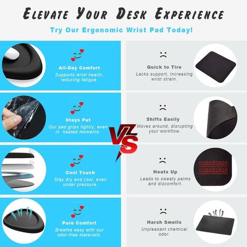 NeoFlex Arc Ergonomic Mouse Pad with Gel Wrist Rest - Anti-Slip Desk Mat for Office & Gaming, Carpal Tunnel Support, Durable & Comfortable (Floral Symphony) in Saudi Arabia