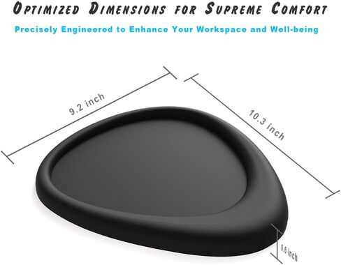 NeoFlex Arc Ergonomic Mouse Pad with Gel Wrist Rest - Anti-Slip Desk Mat for Office & Gaming, Carpal Tunnel Support, Durable & Comfortable (Floral Symphony) in Saudi Arabia