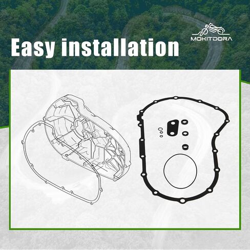 MoKitDora Sportster Primary Gasket Seal O-Ring Complete Kit Compatible with 2004-2020 Iron XL 1200 883 in Saudi Arabia